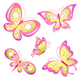 Fototapeta Motyle - butterfly,butterflies vector