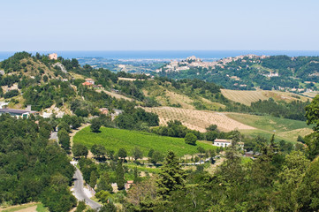 Wall Mural - View of Santarcangelo di Romagna. Emilia-Romagna. Italy.