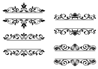 Poster - Floral headers and borders