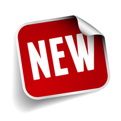 Poster - New sticker with rounded corner