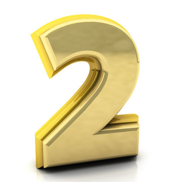 3d Number  two