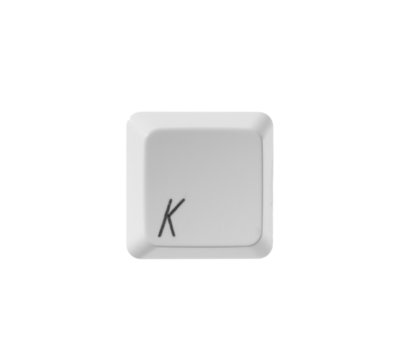 letter K white computer keyboard