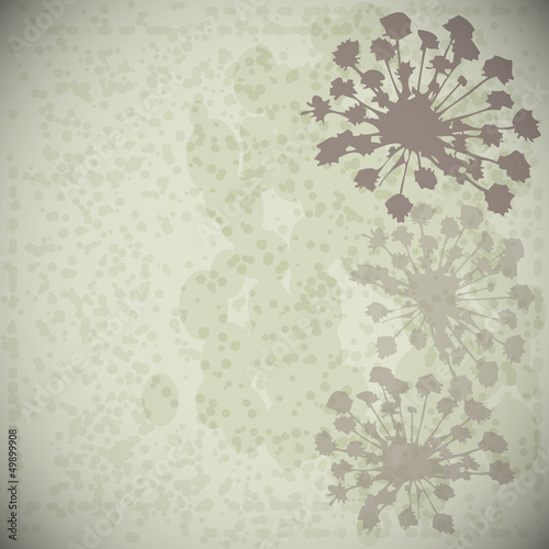 Naklejka dekoracyjna floral background