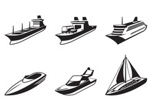 Sea Ships And Boats In Perspective