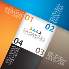 Fototapete - Infographic template for performance data display.