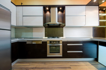 interior of modern kitchen