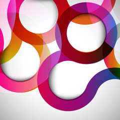 Aufkleber - Abstract background with design elements.