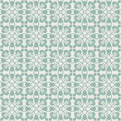 Poster - vintage seamless pattern with Victorian motif