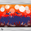 Party people vector background