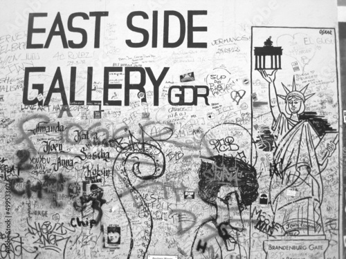 Nowoczesny obraz na płótnie Berlin Wall - East Side Gallery