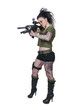 © Rob Byron - Woman with Assault Rifle