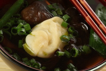 Canvas Print - Chinese soup with vegetables