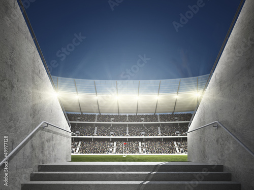 Nowoczesny obraz na płótnie Stadion mit Blick aus Durchgang