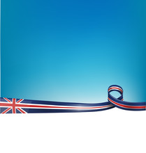 Background With England Flag