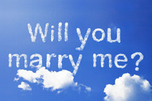 "will You Marry Me" Cloud Word