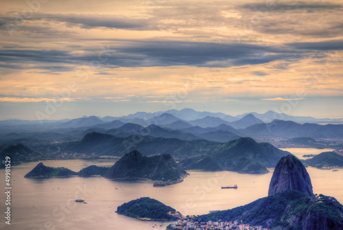 Fotografía View on Sugarloaf Moutain in Rio de Janeiro