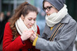 © pikselstock - Young couple with cigarettes