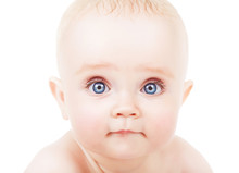Cute Baby With Blue Eyes