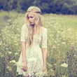© VectorART - beautiful young girl in a summer field