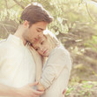 © VectorART - beautiful couple in the spring in the soft light