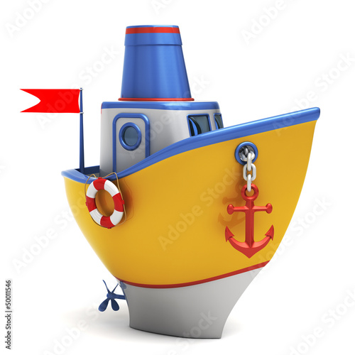Naklejka na meble toy boat