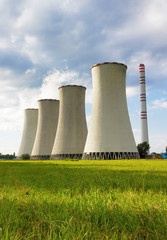 Wall Mural - Coal-burning power plant