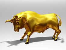 Golden Fighting Bull