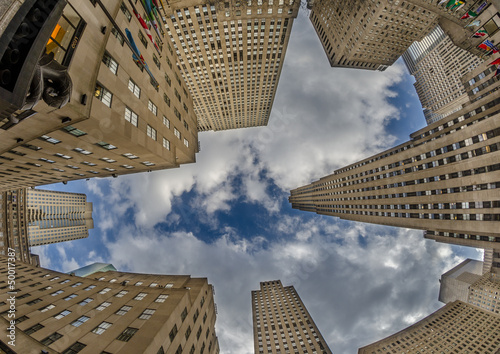 Fotomural NEW YORK - MARCH 5: Rockefeller Center on March 5, 2012 in NYC.