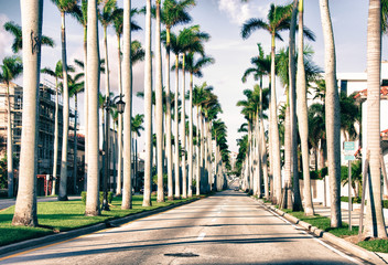 Canvas Print - Colors of Miami in Florida