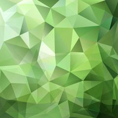 Aufkleber - Abstract green triangle background