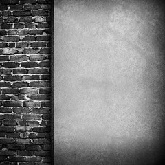 Wall Mural - concrete wall with brick