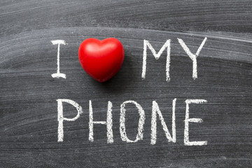 Poster - love my phone