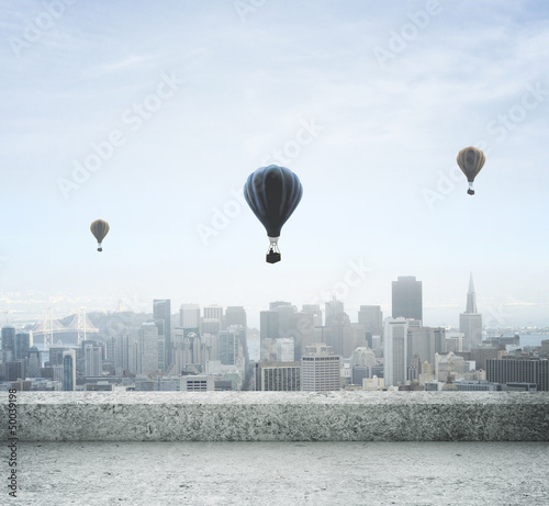 nowoczesne-miasto-z-balonami