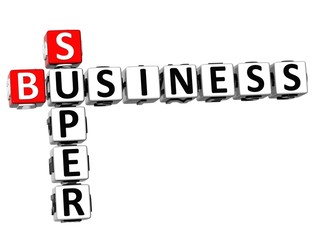 Poster - 3D Super Business Crossword