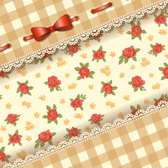 Sticker - Floral background