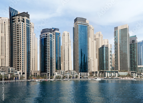 Obraz w ramie Dubai marina