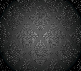 Wall Mural - Luxurious seamless vector wallpaper