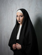 © huntun - beautiful girl in nun outfit