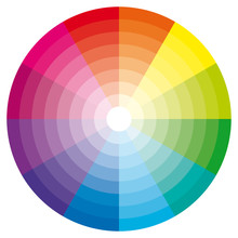 Color Wheel Illustration.