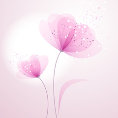 vector background with Flower