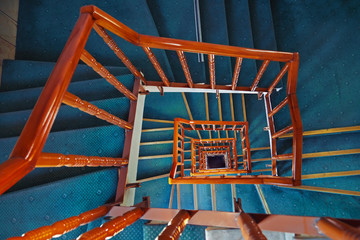 Fototapete - Spiral staircase