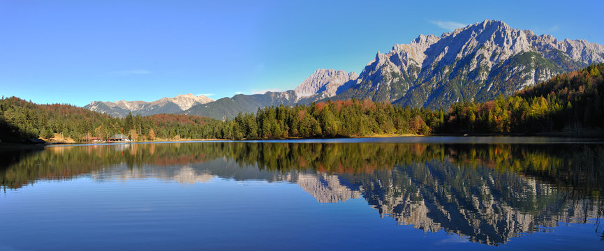 Mittenwald Lauterssee Karwendelblick