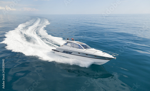 Foto-Doppelrollo - motor yacht, rio yacht (von Andrea)