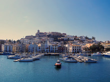 Harbor In Ibiza Town, Balearic Islands, Spain