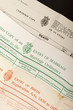 Birth, marriage and death certificates