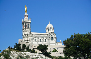 Wall Mural - notre dame de la garde à marseille