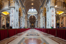Interior Of St. Peters Basilica