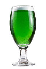 Poster - Green beer over white