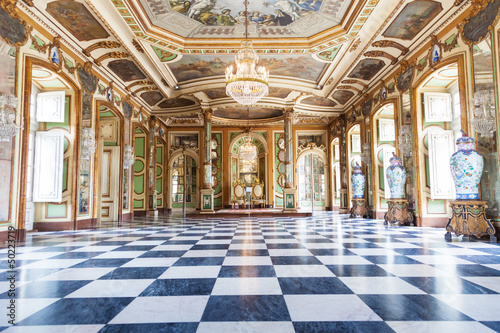 Cuadros en Lienzo Hall of Ambassadors in Queluz National Palace, Portugal