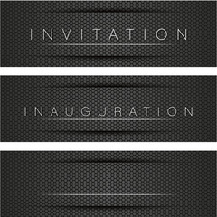 Poster - bannière inauguration/invitation